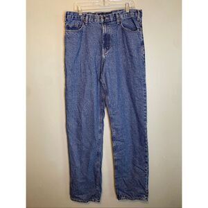 Real Ranch Workwear Light Wash Straight Leg Jeans Size 34 By 36 NWOT
